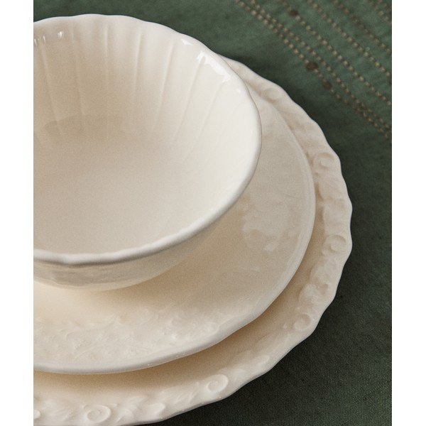 Bež keramički tanjur ø 28 cm Varla – Kave Home-image-1