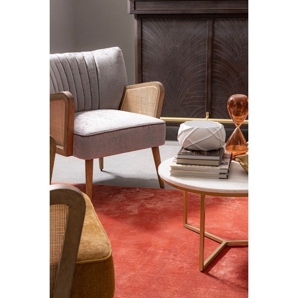 Siva baršunasti fotelja Virna – Bizzotto-image-1