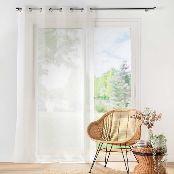 Krem prozirna zavjesa 140x240 cm Lissea – douceur d'intérieur-image-2