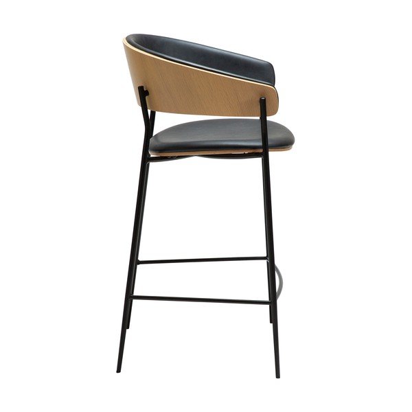Crna barska stolica (visine sjedala 63,5 cm) Crib – DAN-FORM Denmark-image-2