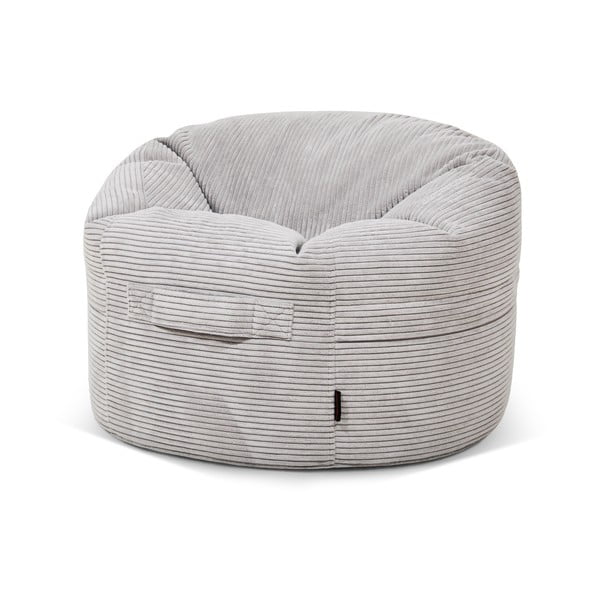 Svijetlo siva vreća za sjedenje od samta Roll 80 – SLOWDOWN