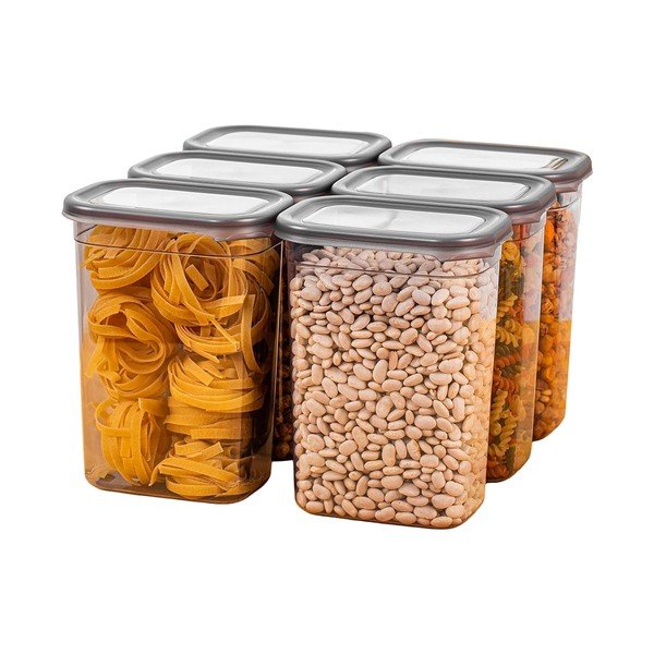 Posude za namirnice u setu 6 kom za čuvanje hrane Fresco – Hermia