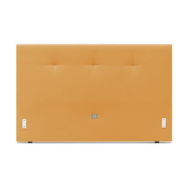 Žuti tapecirani bračni krevet s podnicom 160x200 cm Tory - Bobochic Paris-image-3