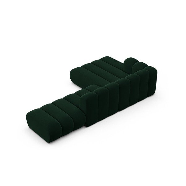 Tamno zelena kutna garnitura (s lijevim kutom) Lupine – Micadoni Home-image-3