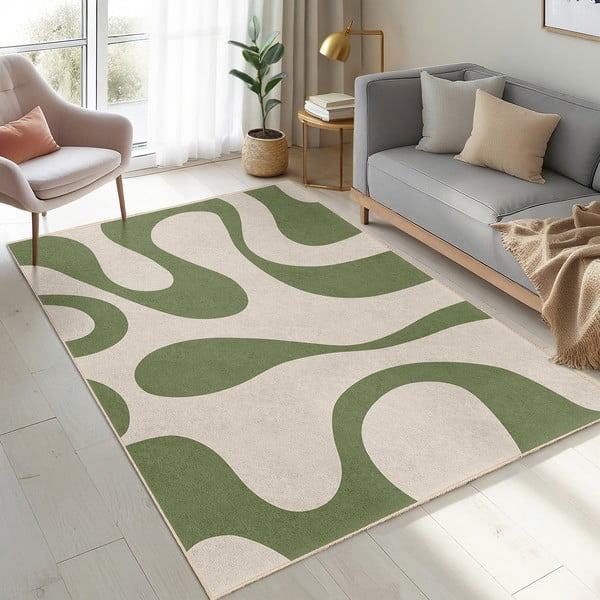 Zeleni periv tepih 80x150 cm Matcha Latte – Mila Home-image-4