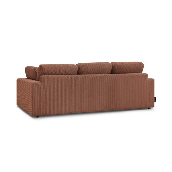 Narančasta sofa od samta 250 cm Belair – Bobochic Paris-image-3