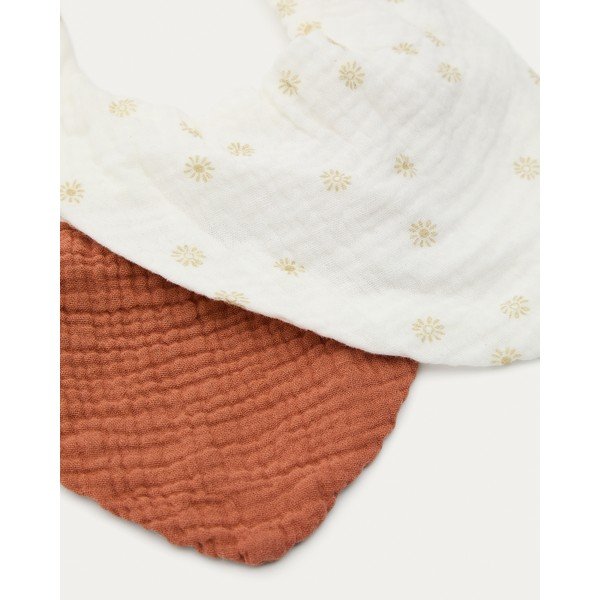 Krem/boje terakote pamučni podbraci u setu 2 kom Olna – Kave Home-image-3