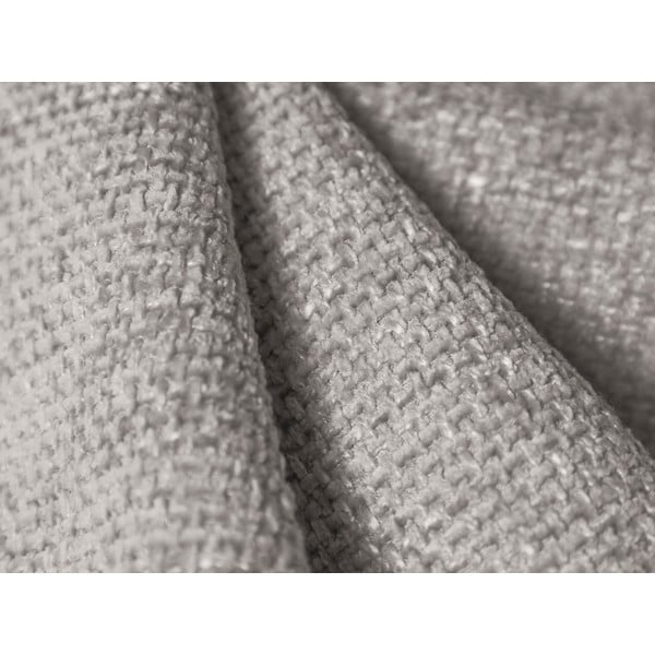 Svijetlo sivi tapecirani bračni krevet s prostorom za odlaganje s podnicom 160x200 cm Miley – Micadoni -image-4