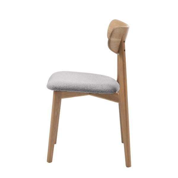 Svijetlo siva/u prirodnoj boji blagovaonska stolica Elim – Unique Furniture-image-3