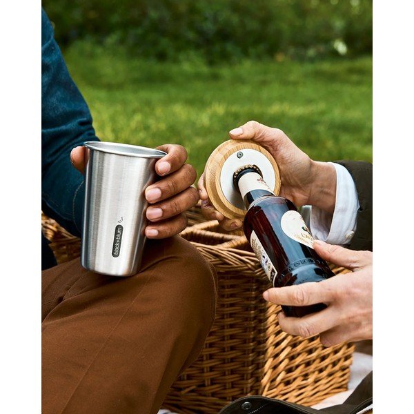 Putna šalica od nehrđajućeg čelika u srebrnoj boji 500 ml – Black + Blum-image-2