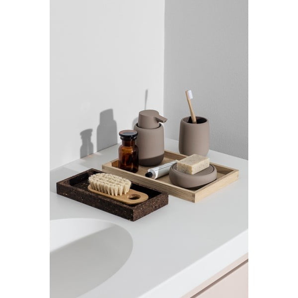 Svijetlo smeđi keramički kupaonski organizator - Blomus-image-1