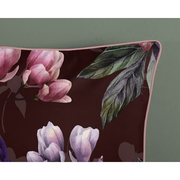 Posteljina od organskog pamuka boje vina Descanso Gerbera, 140 x 220 cm-image-3
