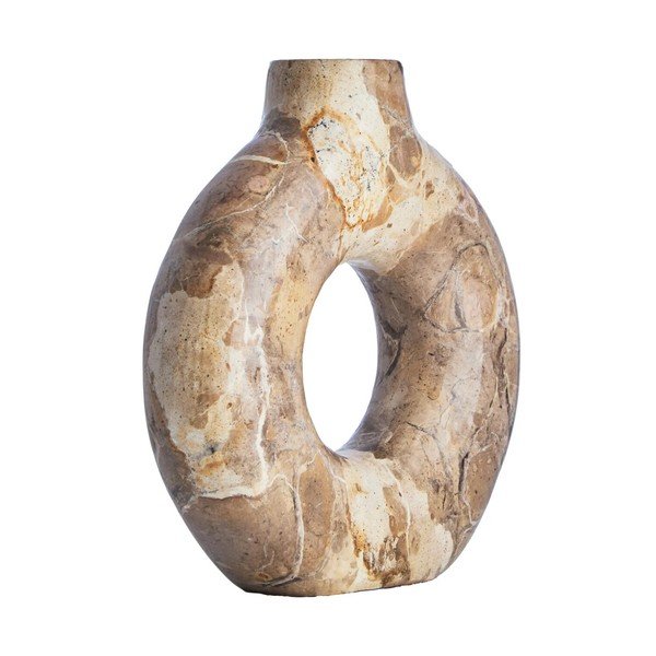 Smeđa mramorna vaza (visina 20 cm) Santino – Premier Housewares-image-4