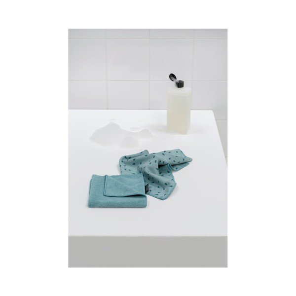 Set od 2 plave Brabantia Clean krpe od mikrovlakana-image-1