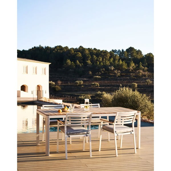 Vrtni stol aluminijski 90x163 cm Bona – Kave Home-image-1