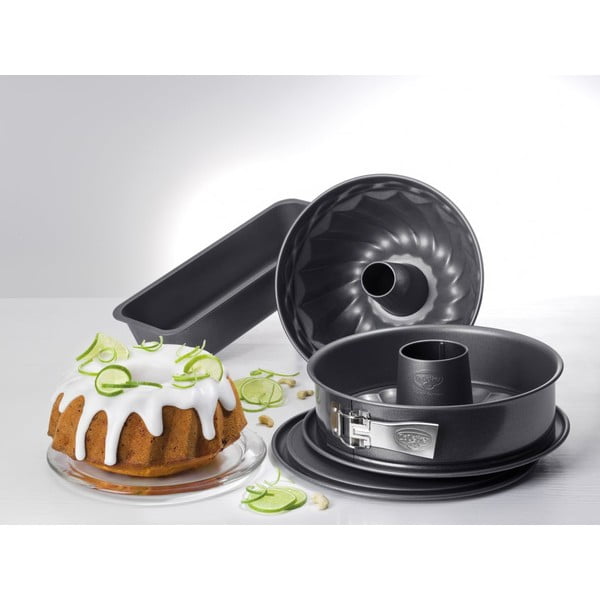 4-dijelni set čeličnih kalupa za pečenje Dr. Oetker Four-image-1