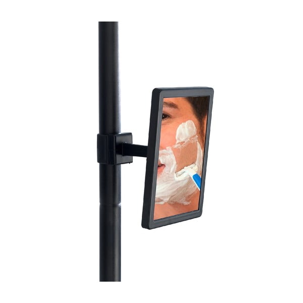 Teleskopska kutna polica za tuš Wenko Prea Silver/Black, 27 x 20 cm-image-3