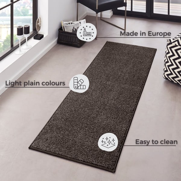 Antracit sivi gazište Hanse Home Pure, 80 x 400 cm-image-4