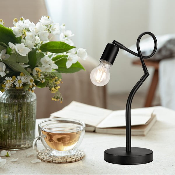 Crna stolna lampa (visina 42 cm) Harry – LAMKUR-image-3