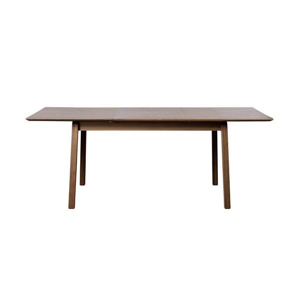 Smeđi proširiv blagovaonski stol s pločom stola u dekoru hrasta 95x200 cm Bari – Unique Furniture-image-4