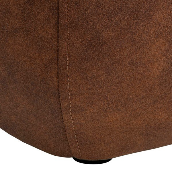 Konjak-smeđi podnožnik baršun Actona Mie, 40 x 40 cm-image-3