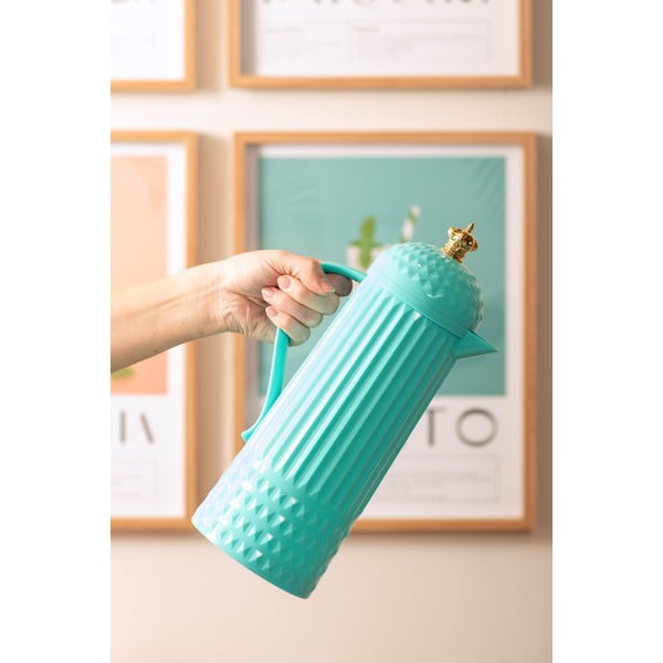 Tirkizna termosica 920 ml Crown  – PT LIVING-image-1