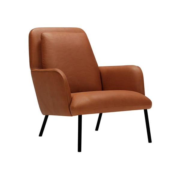 Konjak smeđa fotelja Oliver – Sits-image-2