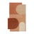 Ručno rađen vunen tepih boje terakote 150x240 cm Lozenge Terracotta – Flair Rugs