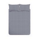Tamno plava posteljina za krevet za jednu osobu 135x200 cm Bamford Gingham Check – Catherine Lansfield