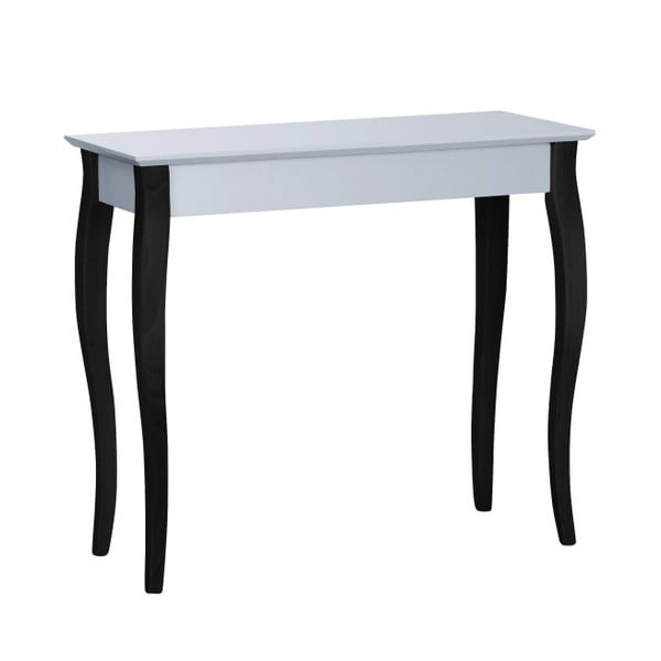 Svijetlo sivi konzolni stol s crnim Ragaba Lilo nogama, širine 85 cm