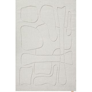Svijetlo sivi vunen tepih 133x190 cm Morphic – Agnella