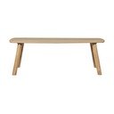 Blagovaonski stol od punog hrasta 100x220 cm Tablo – WOOOD