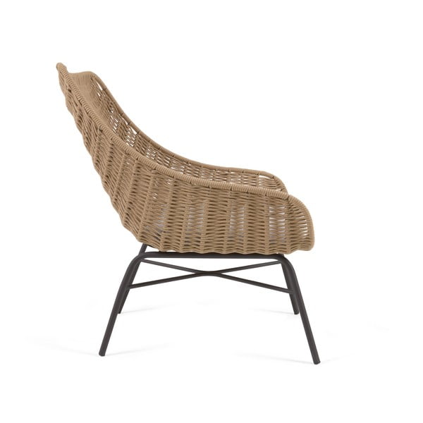 Ručno rađena pletena vrtna fotelja Kave Home Abeli-image-4