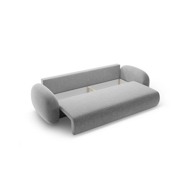 Svijetlo siva sklopiva/s prostorom za odlaganje sofa od šenila 262 cm Tonale – Cosmopolitan Design-image-3