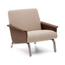 Svjetlo smeđa fotelja od šenila Amsen – Kave Home