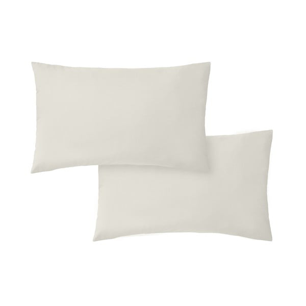 Jastučnice u setu 2 kom od pamučnog perkala 50x75 cm Cotton Percale – Bianca