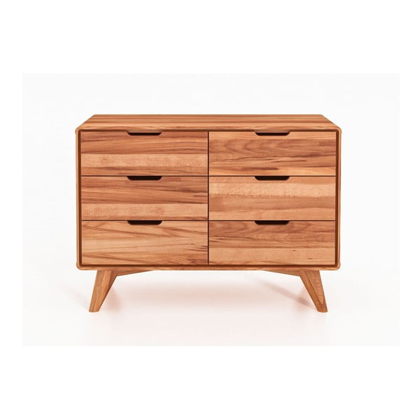 Niska komoda od bukovog drveta 90x63 cm Greg - The Beds-image-2