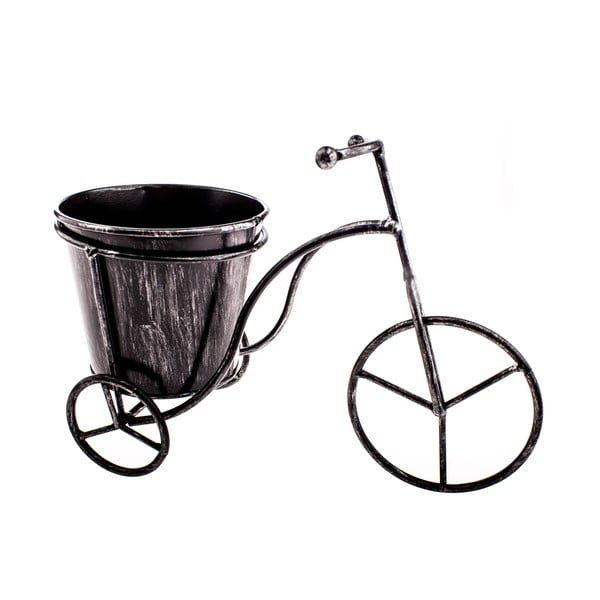 Tegla za cvijeće na metalnom stalku Dakls Bicycle