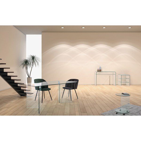 Stakleni pomoćni stol 40x50 cm Iride – Bizzotto-image-4