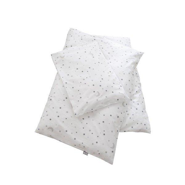 Bijela pamučna dječja posteljina za dječji krevetić 100x135 cm Sternenzauber – Roba-image-1