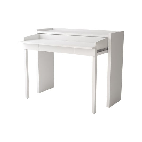 Bijeli stol na razvlačenje Woodman 16 Mel, 36x110 cm-image-2