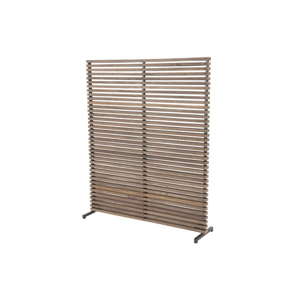 Siva/prirodna boja drveni/metalni balkonski paravan 153x185 cm - Hartman