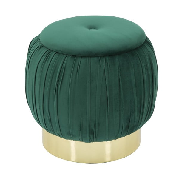 Zeleni stolac sa prostorom za odlaganje Mauro Ferretti Paris, ø 41 cm