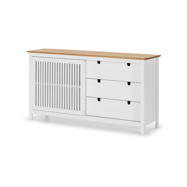 Bijela drvena komoda Marckeric Bruna-image-3