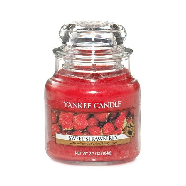 Yankee Candle Sweet Strawberries, vrijeme gorenja 25 - 40 sati