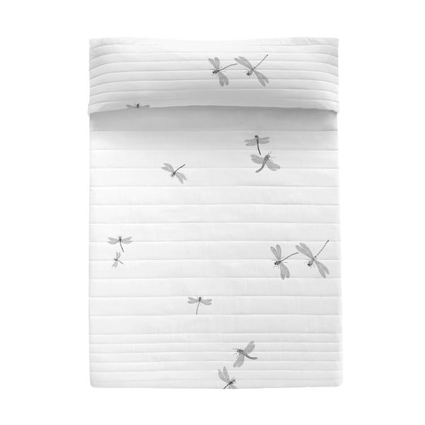 Bijeli pamučni prošiveni prekrivač 240x260 cm Estuary – Blanc