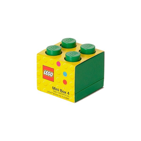 Zelena kutija za pohranu LEGO® Mini Box-image-1