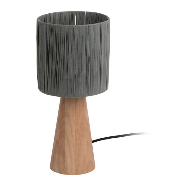 Siva/u prirodnoj boji stolna lampa sa sjenilom od papirne špage (visina 33 cm)  Sheer Cone – Leitmotiv