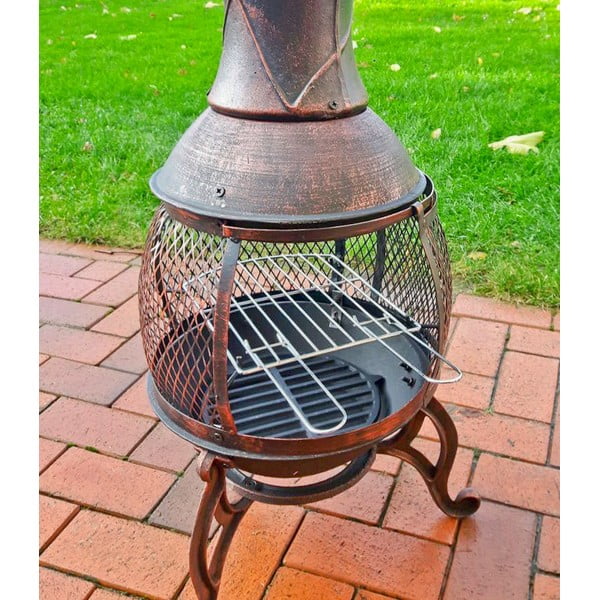 Vrtni kamin od lijevanog željeza ø 50 cm – Garden Pleasure-image-2