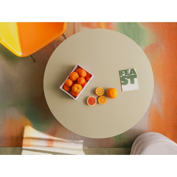 Bijeli okrugao stolić za kavu ø 100 cm Pausa – Really Nice Things-image-3